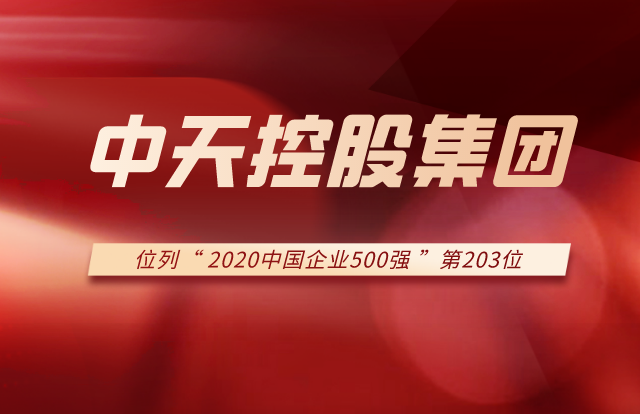 yh86银河国际集团列2020中国企业500强第203位！
